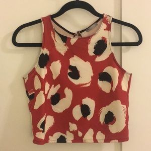 Zara Patterned Crop Top